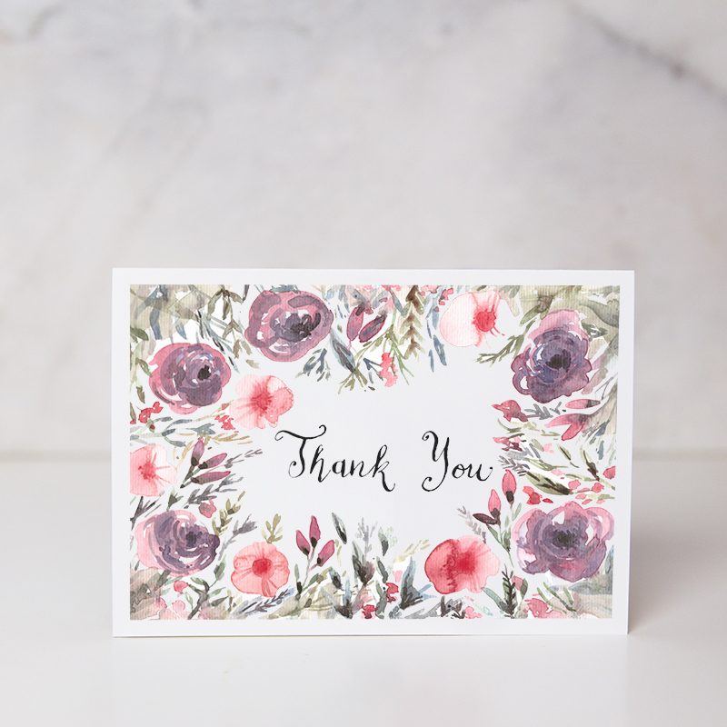 Wunderkid | Thanks You Flowers Card