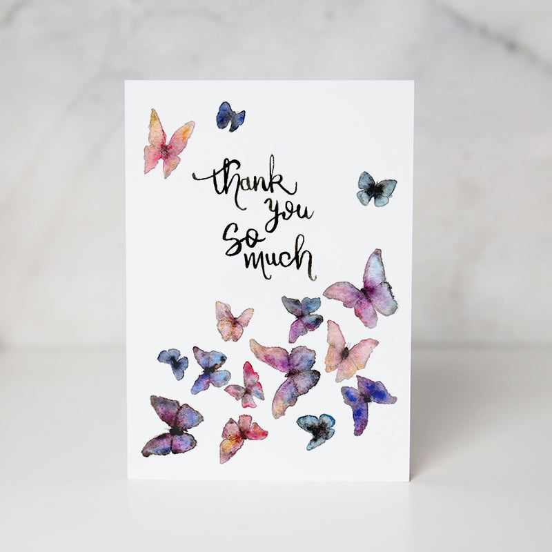 Wunderkid | Butterfly Thanks Card