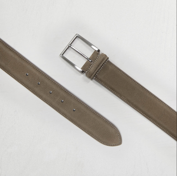 Andersons | Taupe Nubuck Soft Suede Leather Belt