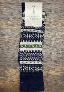 American Trench | Fair Isle | Navy/ Olive/ White