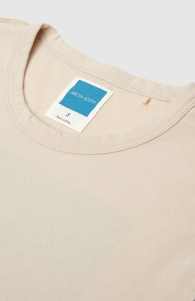 Jason Scott | Reversed Seam Blue Square Tee